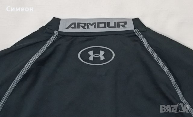Under Armour UA Compression оригинална тениска L спорт фитнес фланелка, снимка 6 - Спортни дрехи, екипи - 43323691