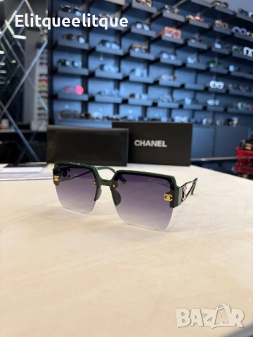 очила с черен обикновен калъф и Ув защита chanel, снимка 10 - Слънчеви и диоптрични очила - 52225522