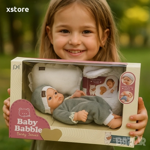 Говорещо бебе 22 см – играчка, която говори на български език, снимка 3 - Кукли - 52739985