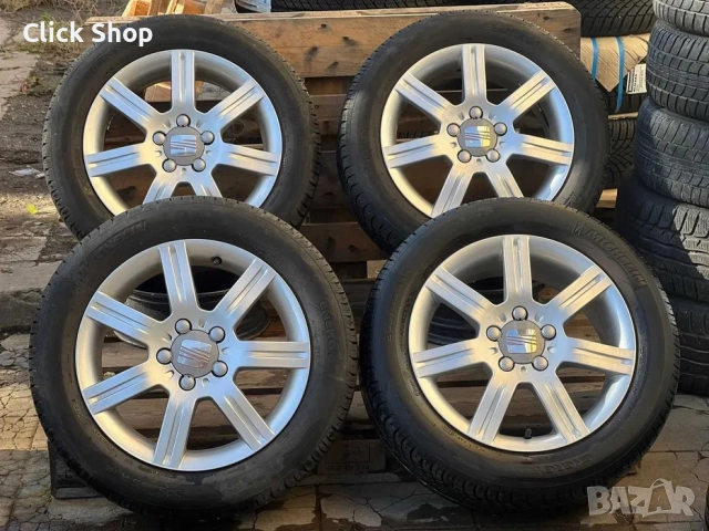 5х112 16 Джанти Оригинални Seat Altea Leon Toledo Сеат 5x112, снимка 5 - Гуми и джанти - 52436103