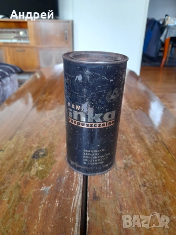 Стара кутия от кафе Инка