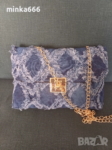 Дамска чантичка деним, снимка 3 - Чанти - 52814174