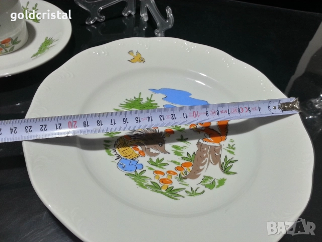 Стар български порцелан детски комплект , снимка 6 - Антикварни и старинни предмети - 52880469