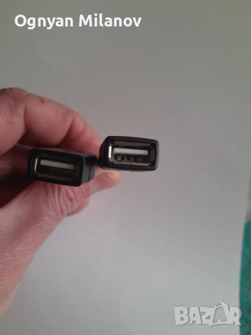Висококачествен USB 2.0 кабел USB двоен сплитер, снимка 2 - Кабели и адаптери - 44046095
