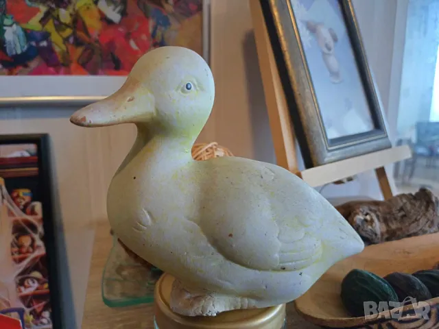 керамична статуетка на пате от Португалия, снимка 1