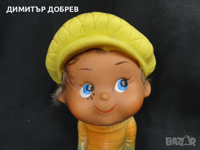 СТАРА РЕТРО СОЦ ГУМЕНА ИГРАЧКА КУКЛА ХУЛИГАНА ЧОЧКО, снимка 4 - Колекции - 52047938