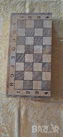 Стара табла с шах, снимка 17 - Антикварни и старинни предмети - 50928949