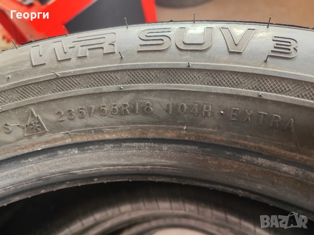 4бр.зимни гуми 235/55/18 Nokian, снимка 6 - Гуми и джанти - 52154683