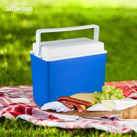 Cool box 30 литра, хладилна чанта, термо кутия, Термо чанта, 39,5 x 24,5 x 46 см 