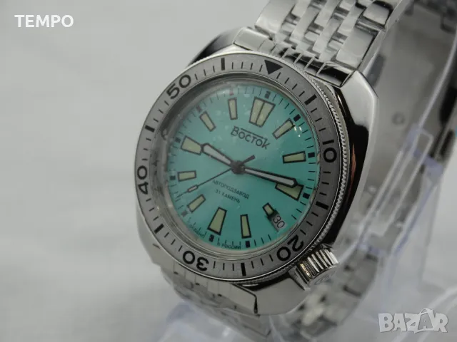 ВОСТОК АМФИБИЯ АВТОМАТИЧЕН-"TIFFANY" ref: 70088В, снимка 3 - Мъжки - 48082149