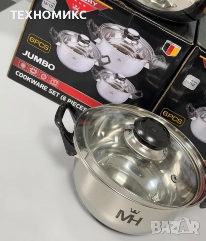 Комплект тенджери от 6 части , снимка 10 - Съдове за готвене - 52183759