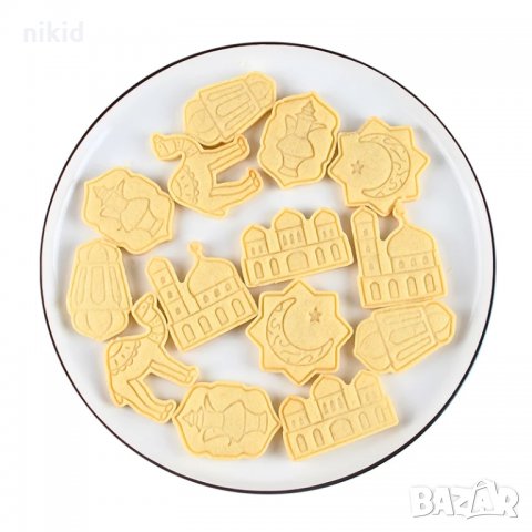 6 бр Египет Камила Замък пластмасови разглобяеми резци форми фондан тесто бисквитки резец, снимка 5 - Форми - 33467106