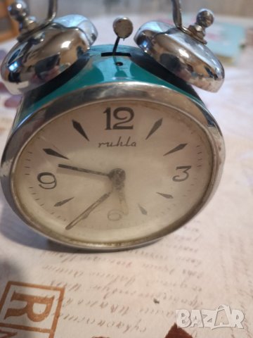 Настолен часовник Ruhla, снимка 2 - Антикварни и старинни предмети - 38939495