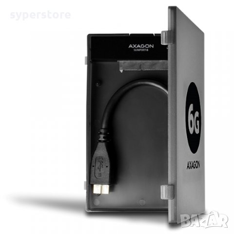 Преходник Адаптер от USB към SATA Axagon ADSA-1S6 USB 3.0 - SATA 6G UASP HDD External, снимка 1 - Кабели и адаптери - 32625948