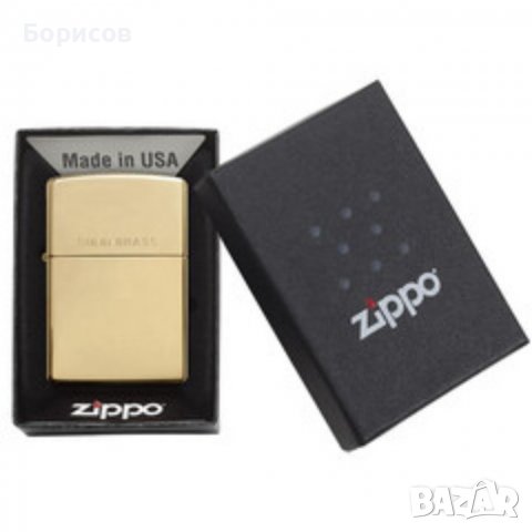 Запалка Zippo High Polish Solid Brass, снимка 2 - Подаръци за жени - 39896726