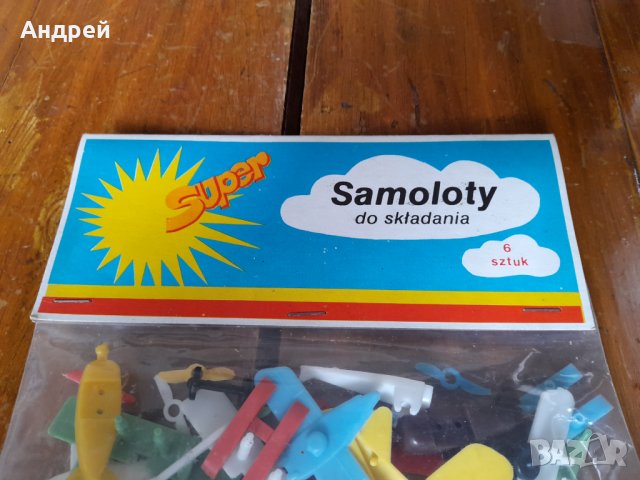 Стара детска играчка,модели самолети, снимка 2 - Други ценни предмети - 32212678