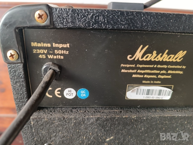Кубе Marshall... китарен усилвател , снимка 4 - Китари - 52505570