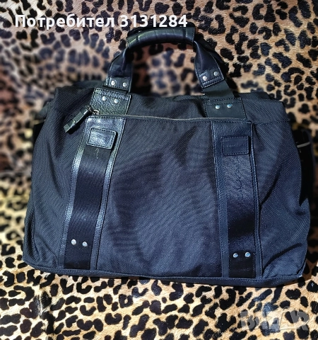 Piquardo маркова италианска пьтна чанта от кожа и плат Италия, снимка 3 - Чанти - 52712121