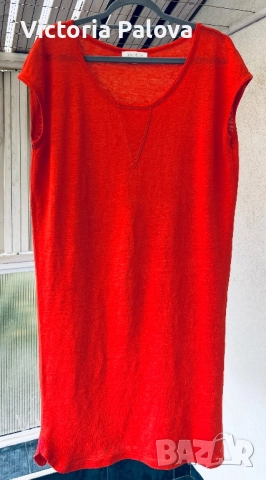 Скъпа ленена рокля SANDRO PARIS