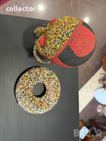 Кралска камерунска глава от теракота. №7876, снимка 5 - Антикварни и старинни предмети - 53496089