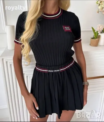 Miu Miu дамска черна рокля 