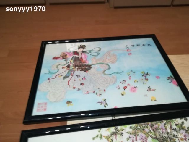 JAPAN X3-ЯПОНСКИ МОТИВИ-КАРТИНИ РАМКИ СТЪКЛО 0110251830, снимка 16 - Антикварни и старинни предмети - 51911155