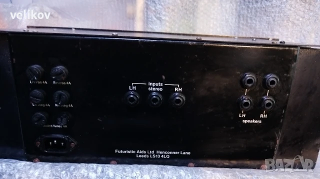 професионален Английски усилвател 500w, снимка 4 - Ресийвъри, усилватели, смесителни пултове - 50735436