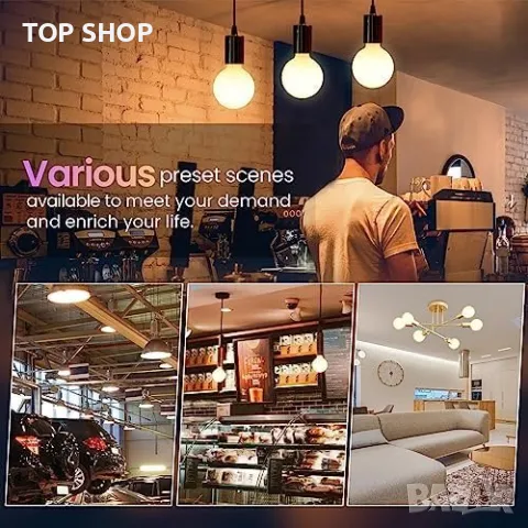 Нов комплект от 2 броя Енергоспестяващи LED Крушки - 7W, Димиращи, снимка 3 - Крушки - 49658081