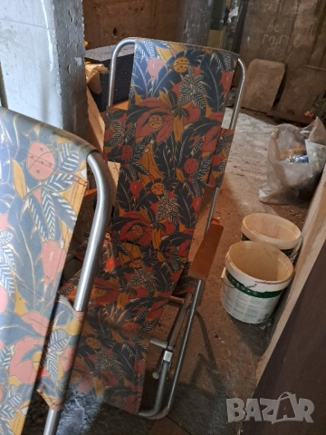 Сгъваеми шезлонги 2 бр. по 15 лв., снимка 4 - Градински мебели, декорация  - 51735682