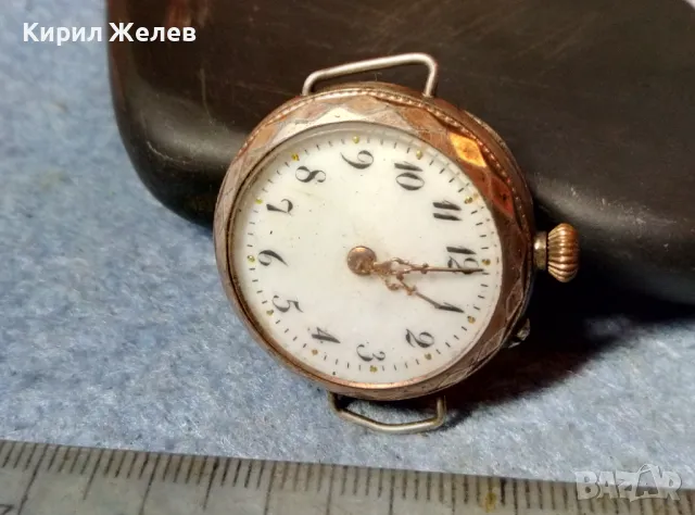 GALONNE Стар 19 Век ШВЕЙЦАРСКИ ПОЗЛАТЕН СРЕБЪРЕН ДЖОБЕН ЧАСОВНИК СРЕБРО 800 ПРЕПРАВЕН на РЪЧЕН 38326, снимка 13 - Антикварни и старинни предмети - 48289005