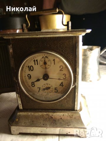 Старинен настолен часовник ЮНГХАНС, снимка 1 - Антикварни и старинни предмети - 33372823