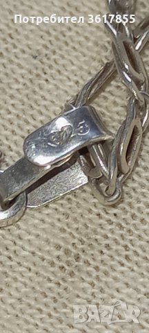 Сребърен кръст с колие, снимка 2 - Колиета, медальони, синджири - 40483688