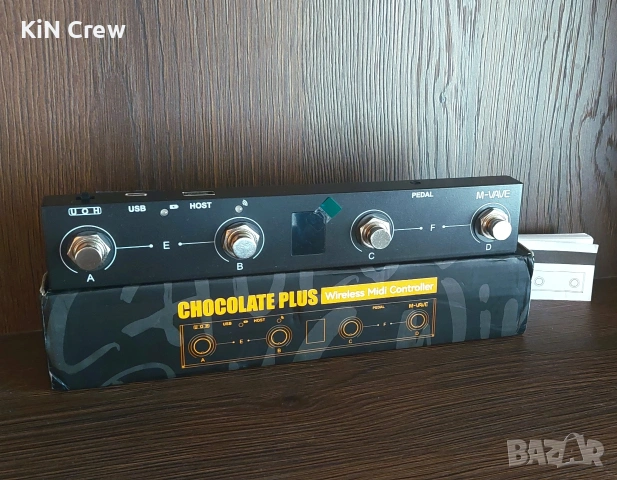 M-Wave Chocolate Plus – Wireless MIDI Foot Controller / МИДИ Педал, снимка 10 - Китари - 53597717