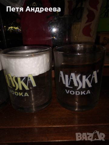 Оригинални фирмени чаши на водка ALASKA, снимка 3 - Чаши - 37713837