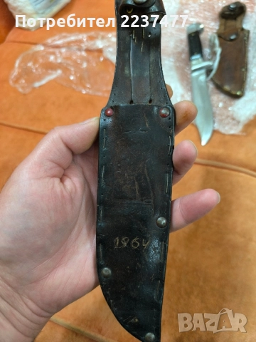 стар нож еделвайс -Петко Денев , снимка 6 - Ножове - 52213780