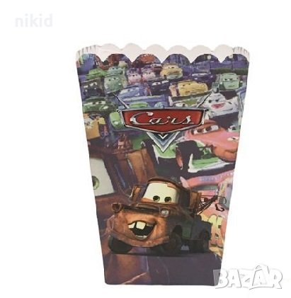 Макуин маккуин McQueen cars колите Парти кутия за дребни лакомства пуканки и др, снимка 3 - Кутии за храна - 40352645