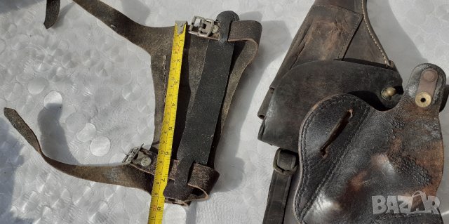 Различни стари кожени кобури за пистолет, оръжие, кобур, кожа, снимка 4 - Други ценни предмети - 28879398