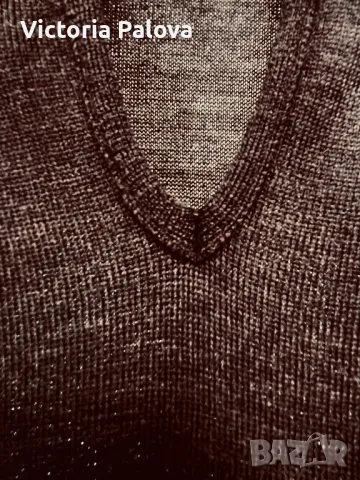 Рокля 100% фин меринос Италия PEACOCK BLUE, снимка 7 - Рокли - 47392990