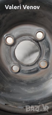 Джанти 14" 4х100мм без ръжда 4бр, снимка 2 - Гуми и джанти - 38137810