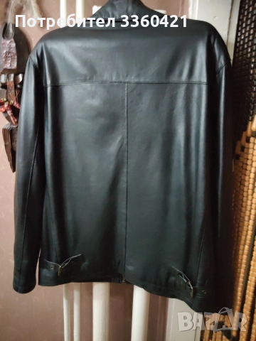 Мъжко кожено яке. , снимка 3 - Якета - 52708963