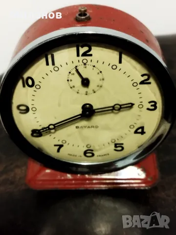 Стар механичен будилник, настолен часовник, снимка 2 - Колекции - 49317769