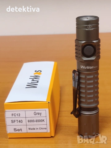Тактически фенер Wurkkos fc12, SFT40, 6500K, 2000lm., снимка 5 - Къмпинг осветление - 53272331