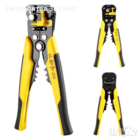 автоматични клещи CrimpTerminal 3 в 1 MT-103C 4407, снимка 3 - Клещи - 52566868