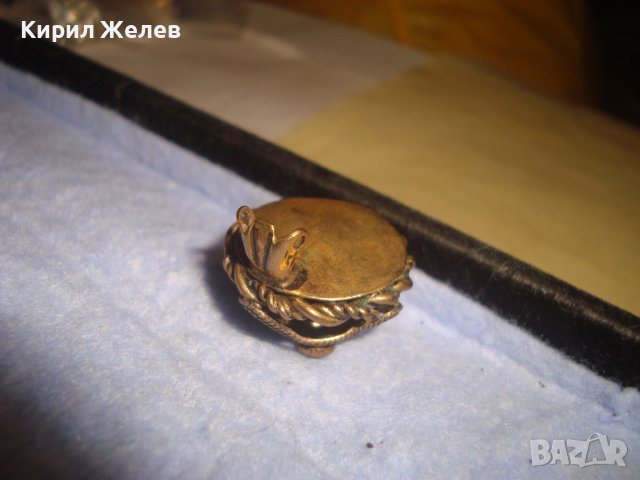 РЯДКА СТАРИННА АЖУРНА ФИЛИГРАННА ИЗРАБОТКА ЧАСТ от БРОНЗОВ НАКИТ БИЖУ УКРАШЕНИЕ за РЕСТАВРАЦИЯ 22283, снимка 8 - Антикварни и старинни предмети - 37442815