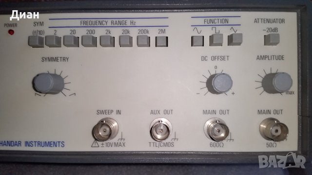 Функционален английски генератор TTI  TG-210, снимка 13 - Друга електроника - 43102683