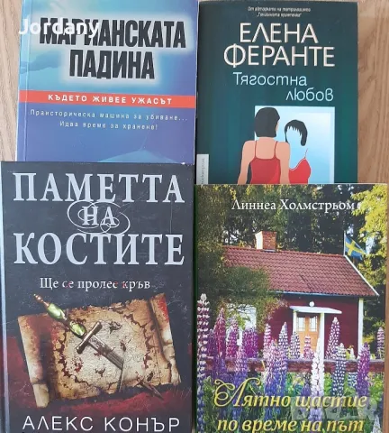 Художествена литература 2: криминалета, класика, любовни, фентъзи, любовни, специализирана и др