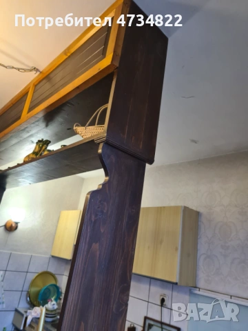 Бар за трапезария-хол от масивно дърво, снимка 5 - Маси - 53439540