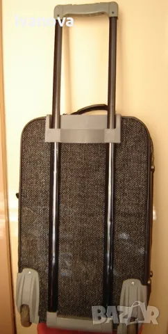 Голям италиански куфар – Ренцо Мети в сиво, снимка 4 - Други стоки за дома - 49773354