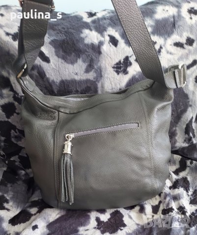 Дамска чанта от естествена кожа / Турция , снимка 3 - Чанти - 43389062