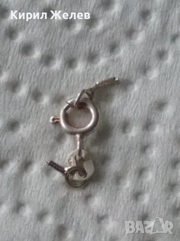 Сребърна карабинка закопчалка 51136